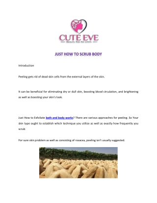 Loofah Back Strap  - Cute Eve