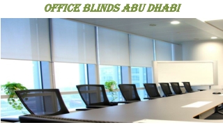 Office Blinds Abu Dhabi