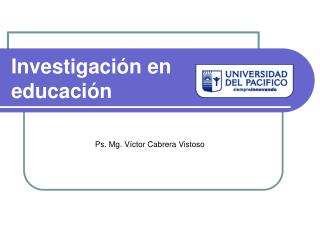 Investigación en educación