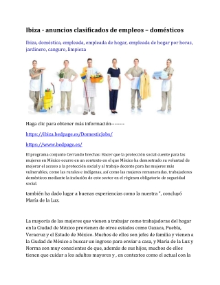 Ibiza - anuncios clasificados de empleos – domésticos-converted