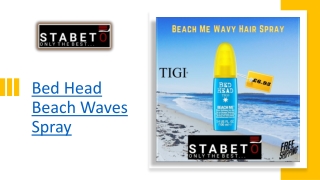 Bed Head Beach Waves Spray