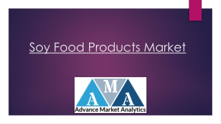 Soy Food Products Market