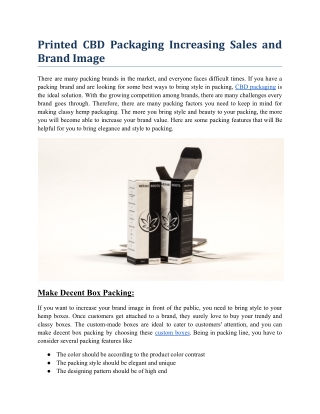 Custom CBD Boxes increasing Sales and Brand Image.docx