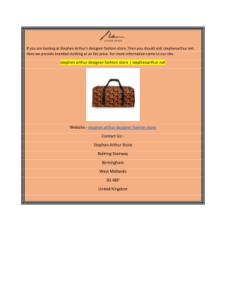 stephen arthur designer fashion store  stephenarthur.net