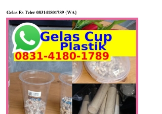 Gelas Es Teler 08౩1~ㄐ180~1ᜪ8ᑫ[WhatsApp]