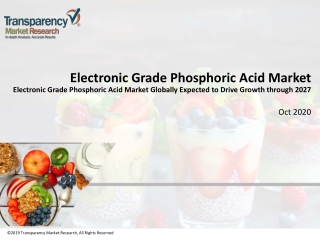 1.Electronic Grade Phosphoric Acid Market