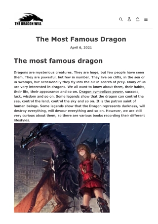 The Most Famous Dragon