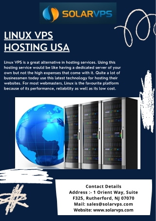 Linux VPS Hosting USA