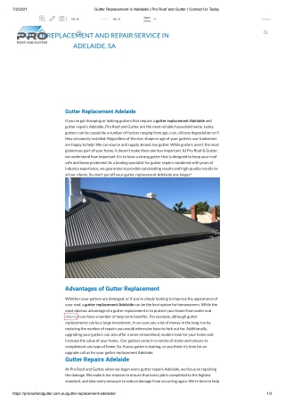 Roofing Adelaide