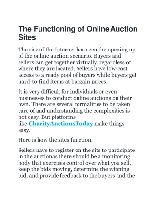 CharityAuctionsToday