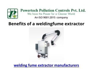 welding fume extractor manufacturers