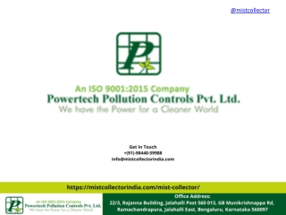 Mist collector Manufacturer india
