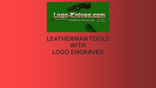 Leatherman Tools With Logo Engraved