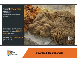 Coco Coir Market Key Players International Investment Analysis and Business Over