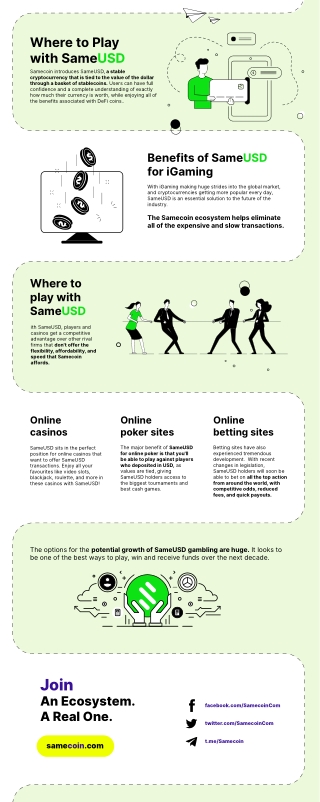 Where to play with SameUSD