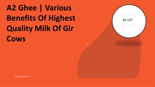 A2 Ghee Benefits