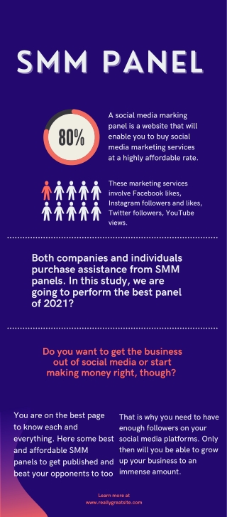 SMM Panels - Easy2Promo Infographic