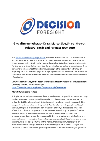 Global Immunotherapy Drugs Market.docx