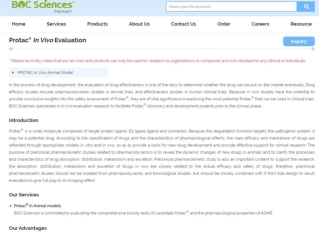 PROTAC In vivo evaluation