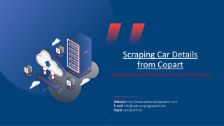 Scraping Car Details from Copart