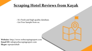 Scraping Hotel Reviews from Kayak