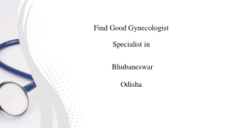 Find Good Gynecologist Doctor in Bhubaneswar,Odisha|Dr Rabi Narayan SataPathy