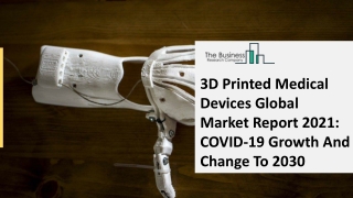 3D Printed Medical Devices Market Analysis and Forecast Report 2030