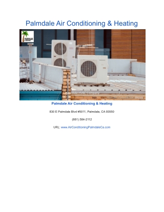 Palmdale Air Conditioning & Heating