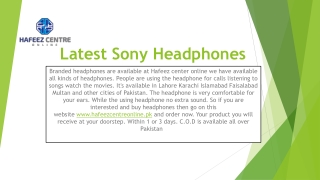 SONY Headphone