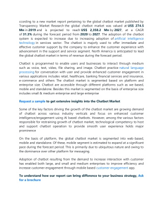 Chatbot Market