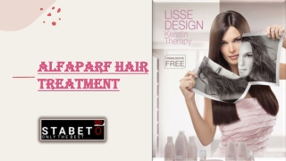 Alfaparf Hair Treatment