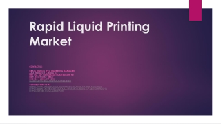 Rapid Liquid Printing Market