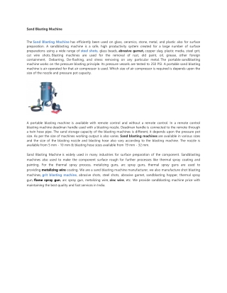 Sand Blasting Machine-converted