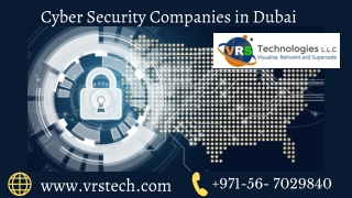 Top Cybersecurity Services Provider in Dubai