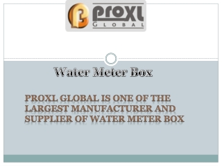 Check Our Water Meter Box