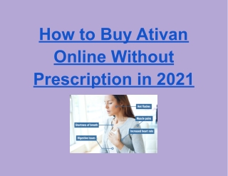 How to Buy Ativan Online Without Prescription in 2021