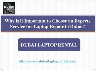 Why is it Important to Choose an Experts Service for Laptop Repair in Dubai?