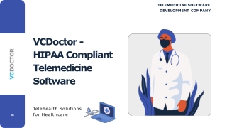 VCDoctor - HIPAA Compliant Telemedicine Software