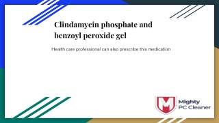 clindamycin phosphate and benzoyl peroxide gel