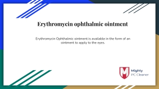 erythromycin ophthalmic