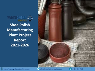 Shoe Polish Manufacturing Plant Project Report PDF