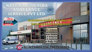 Get Train Ambulance Service with emergency Medical Equipment |ASHA