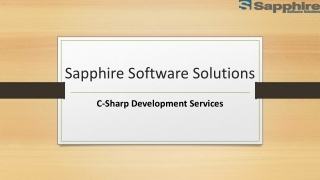 C-Sharp Development Services