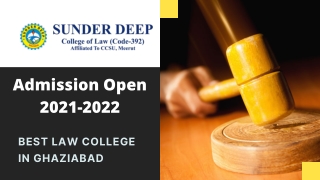 Registration opens for 2021-22 in law colleges in Delhi NCR.