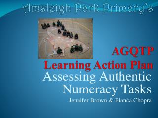 Amsleigh Park Primary’s AGQTP Learning Action Plan
