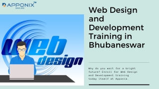 Web Designing Training in Bhubaneswar - 100% Job Guaranteed, Request Demo