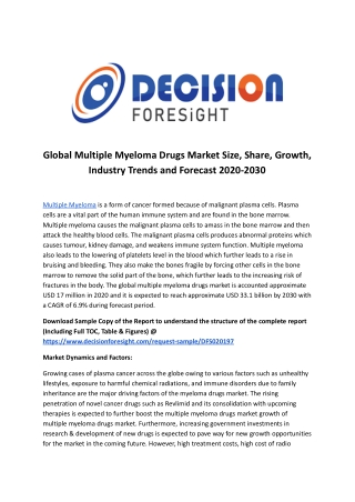 Global Multiple Myeloma Drugs Market.docx