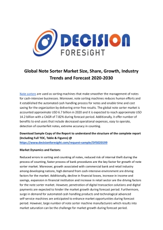 Global Note Sorter Market .docx