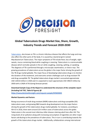 Global Tuberculosis Drugs Market.docx