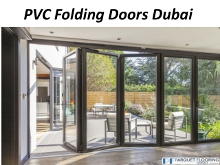 PVC Folding Doors Dubai